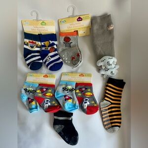 10 pair Bundle of infant/toddler socks